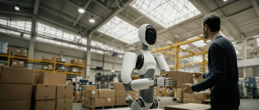 QNX 官方圖，展示 humanoid robot 同安全關鍵 edge AI 場景