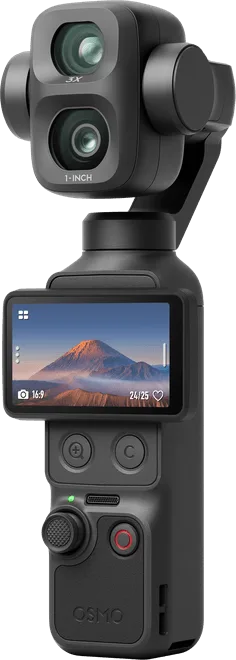 DJI Osmo Pocket 4P 雙鏡頭口袋雲台相機產品圖