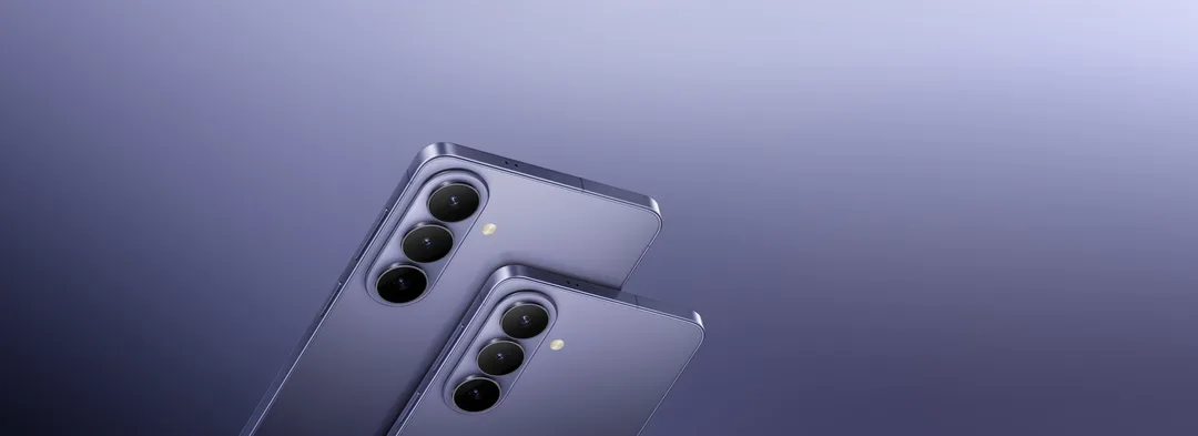 Samsung Galaxy S26 系列手機正面同機背產品圖