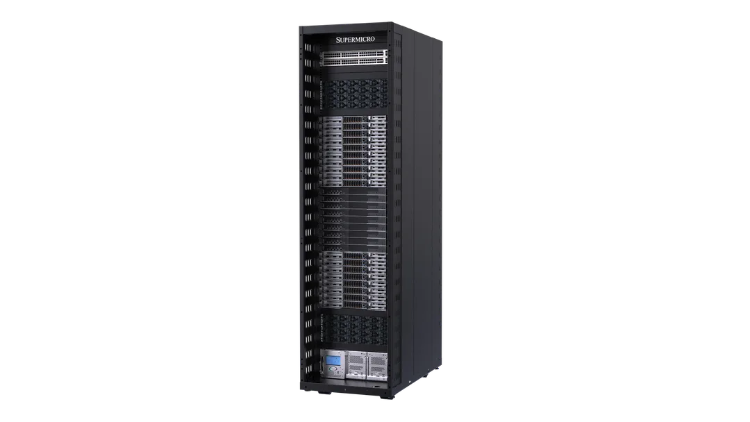 Supermicro 官網展示嘅 GB300 NVL72 rack-scale AI server