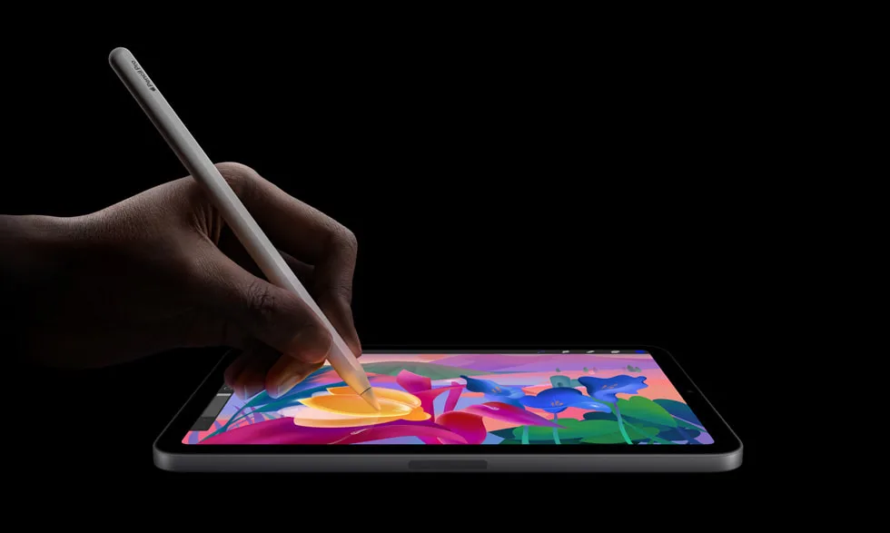 現款 iPad mini 配合 Apple Pencil Pro 使用