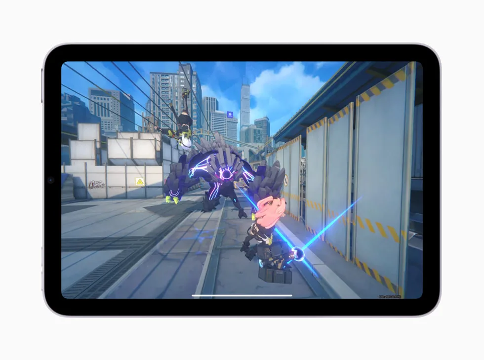 現款 iPad mini 橫向顯示遊戲畫面