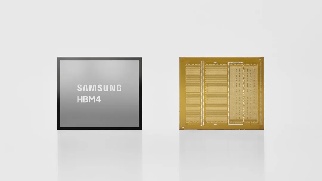 Samsung HBM4 記憶體封裝產品圖