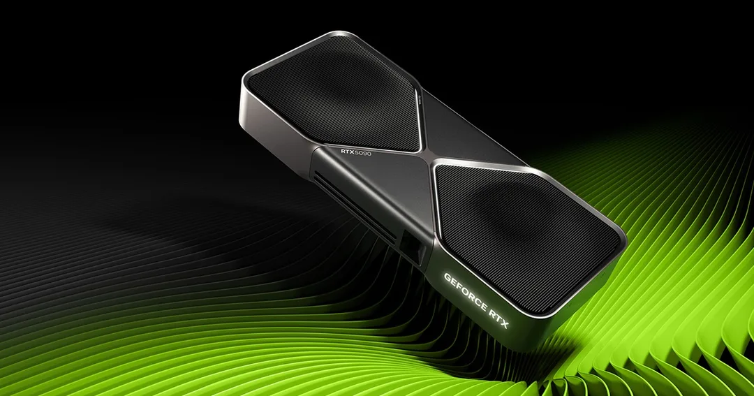 Nvidia GeForce RTX 50 系列顯示卡官方宣傳圖