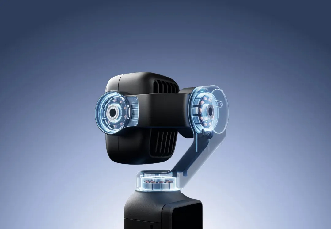 DJI Osmo Pocket 4P 雙鏡頭雲台近鏡產品圖