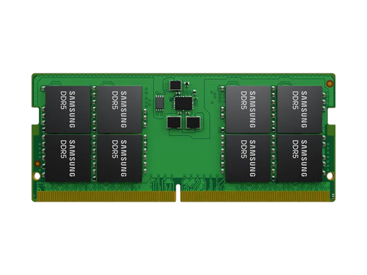 Samsung DDR5 SODIMM RAM 模組正面圖