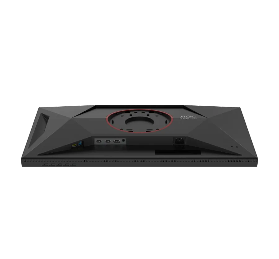 AOC U27G4XM 背面同接口位置產品圖