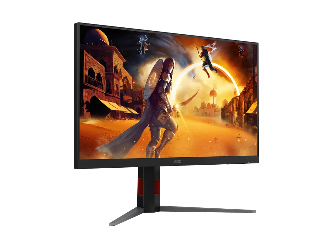 AOC U32G4 顯示器正面連原裝支架產品圖