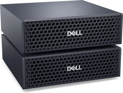 兩部 Dell Pro Max with GB10 疊放一齊嘅官方產品圖