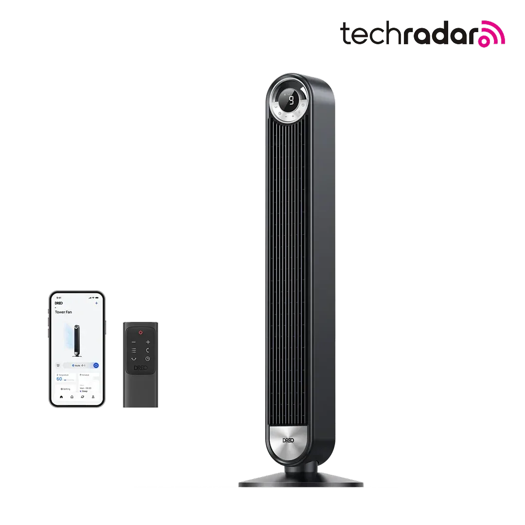 Dreo Smart Tower Fan 519S 黑色塔扇產品圖