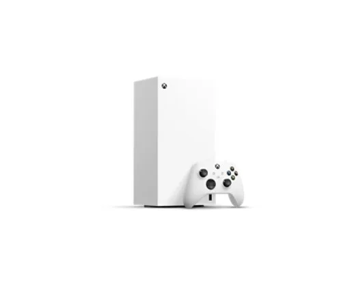 白色 Xbox Series X Digital Edition 主機同手掣