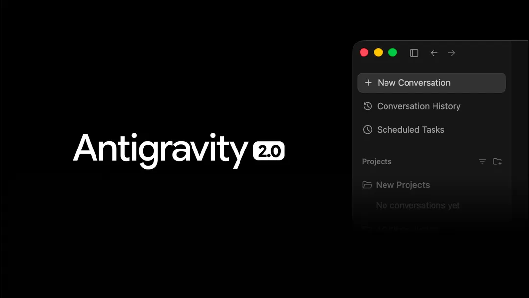 Google Antigravity 2.0 官方宣傳畫面