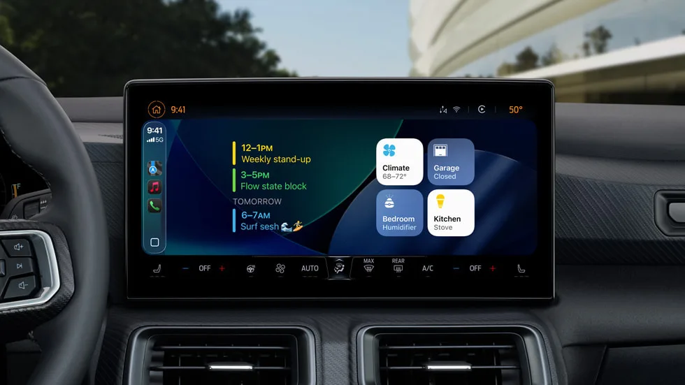 iOS 26 CarPlay widgets 喺車機畫面顯示多個資訊卡
