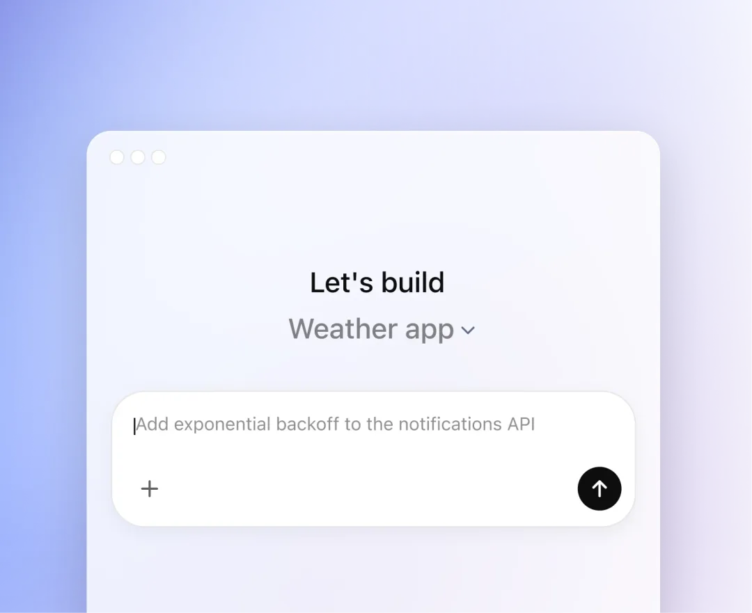 OpenAI Codex 產品頁示意，用 prompt 開一個 coding task 嘅介面