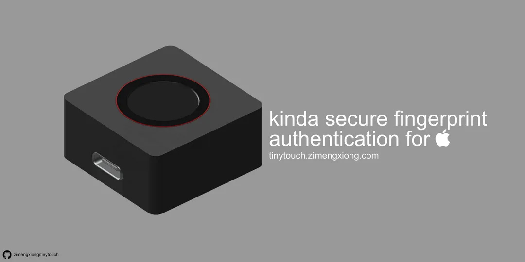 tinyTouch 專案相,ESP32-S3 開發板連住指紋模組