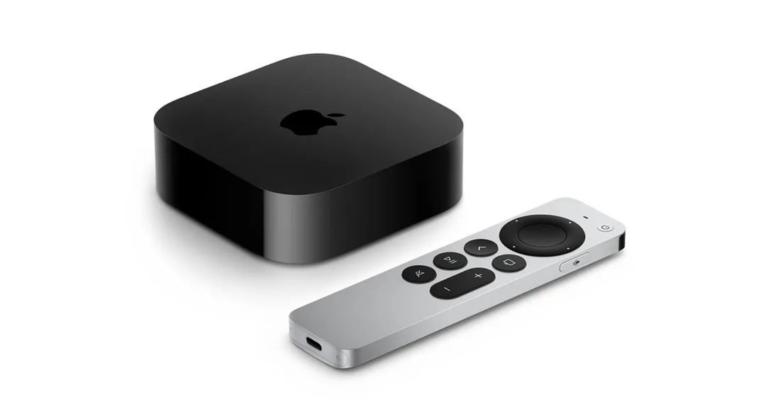 Apple TV 4K 同 Siri Remote 官方產品圖