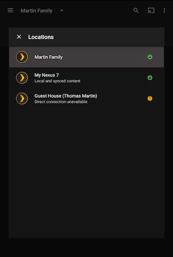 Plex 播放畫面顯示連線經 Relay 傳送