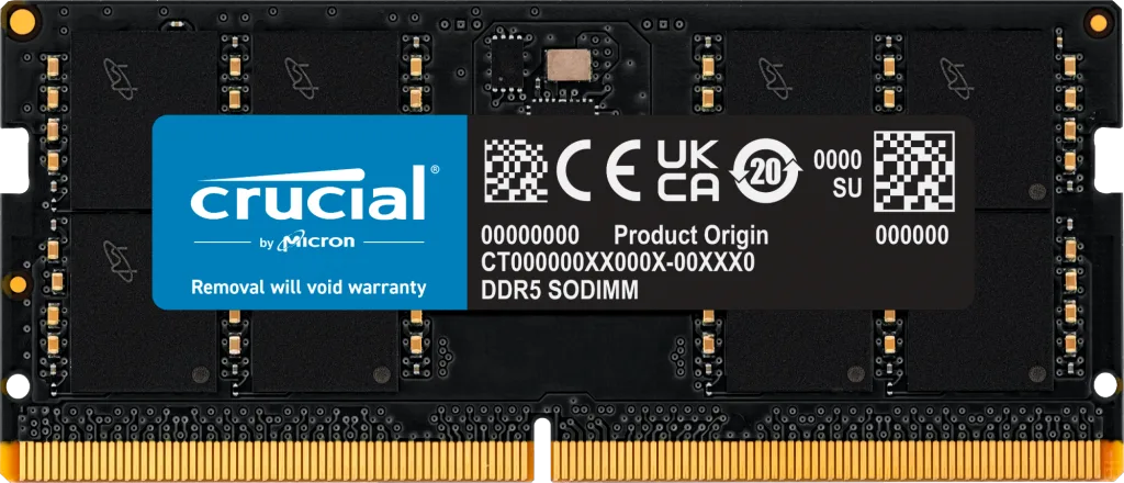 Crucial DDR5 SODIMM 32GB 記憶體產品圖