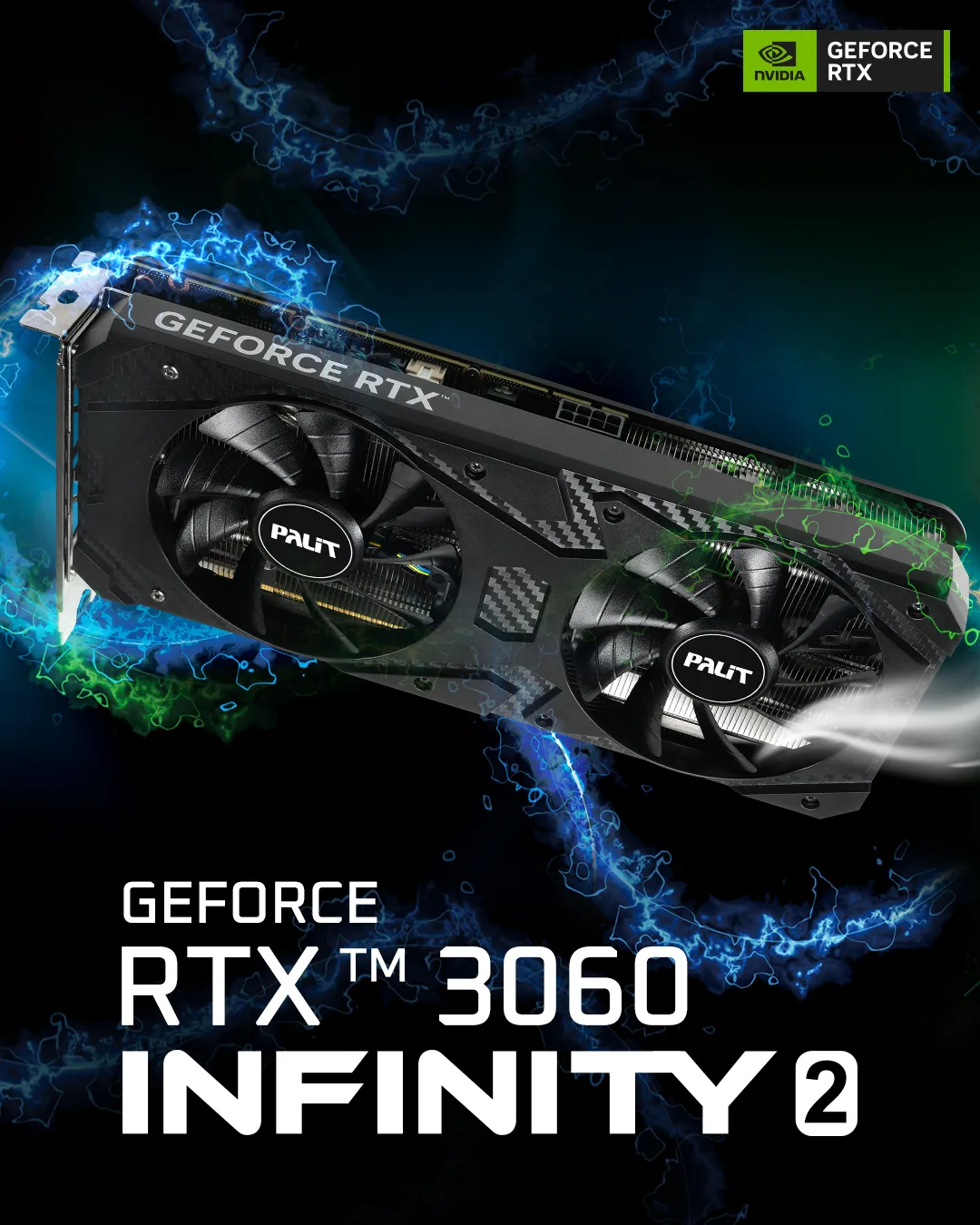 Palit GeForce RTX 3060 Infinity 2 雙風扇顯示卡官方主圖