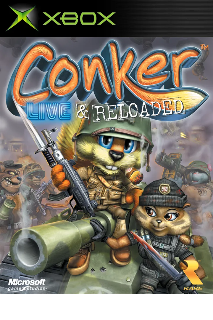 《Conker: Live and Reloaded》官方遊戲封面圖