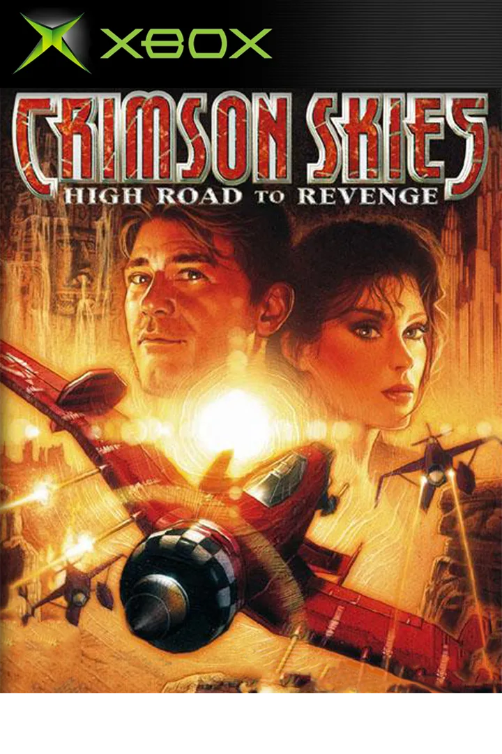 《Crimson Skies: High Road to Revenge》官方遊戲封面圖