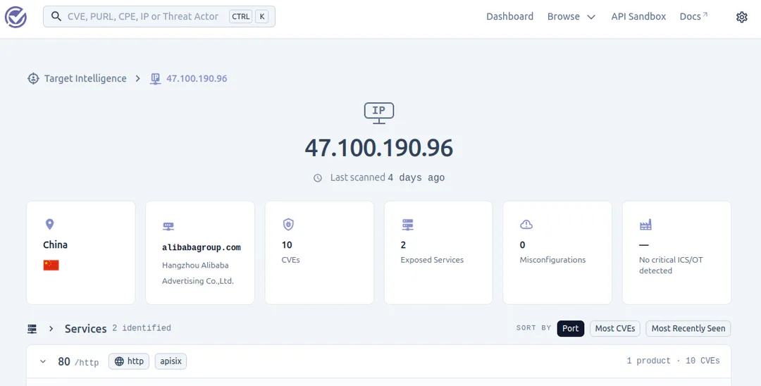 VulnCheck 研究頁顯示 ENDLESSDOORS 外連基建嘅分析畫面