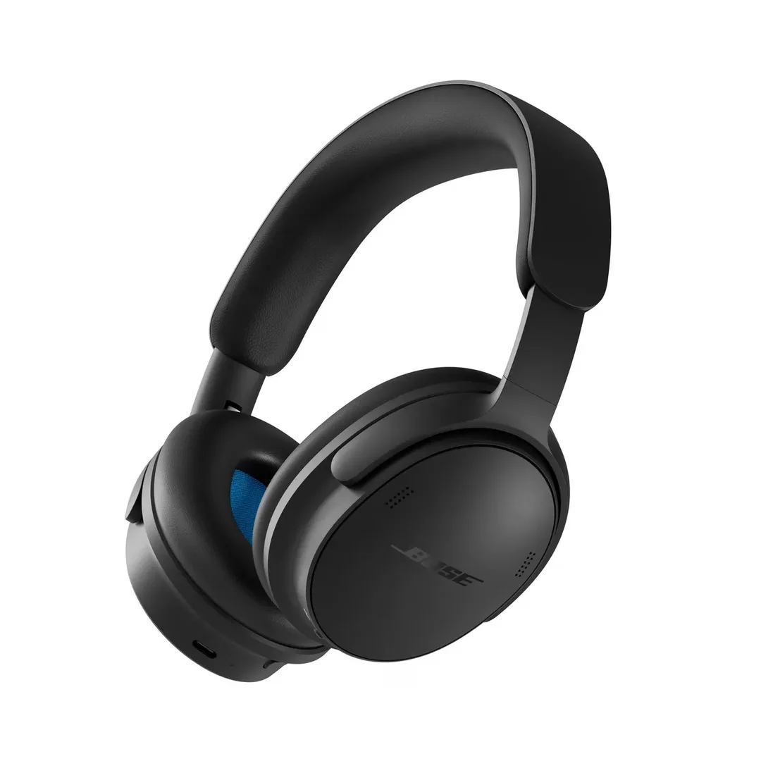 黑色 Bose QuietComfort 第二代頭戴式耳機正面產品圖