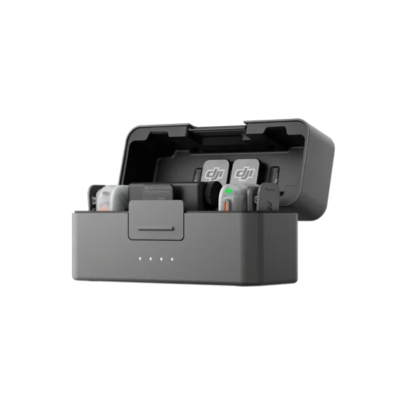 DJI 官方展示 Mic Mini 2S 套裝嘅產品圖