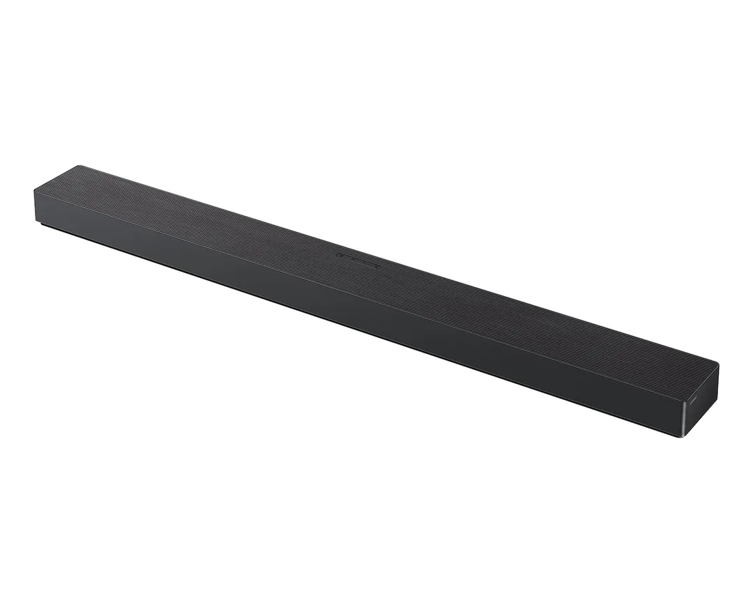 Samsung HW-QS90H 黑色一體式 soundbar 斜角產品圖