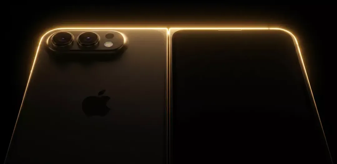 Caviar 製作嘅 iPhone Ultra 摺機概念渲染圖,展示攤開後嘅正面同機背