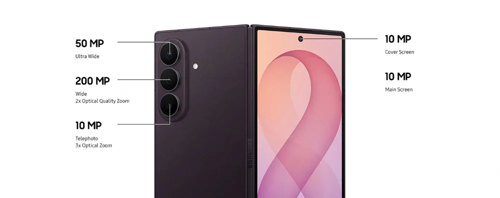 Galaxy Z Fold8 Ultra 展開機身並展示大屏幕同相機功能