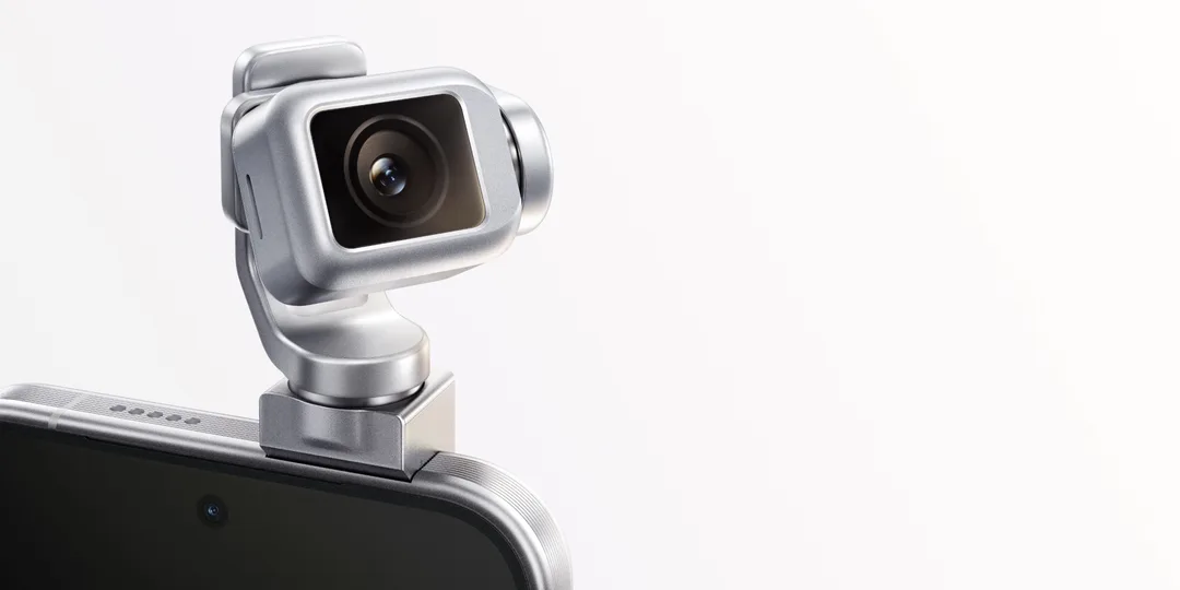 HONOR Robot Phone 官方主視覺，伸縮雲台鏡頭由手機頂部升起