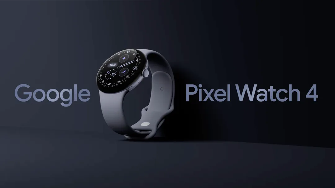 Google 官方 Pixel Watch 4 產品圖，用嚟對照傳聞中外形相近嘅 Pixel Watch 5