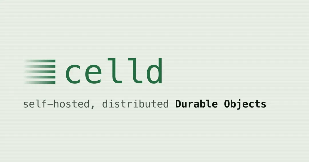 celld 官方頁面展示自有部署 Durable Objects 同分散式節點架構