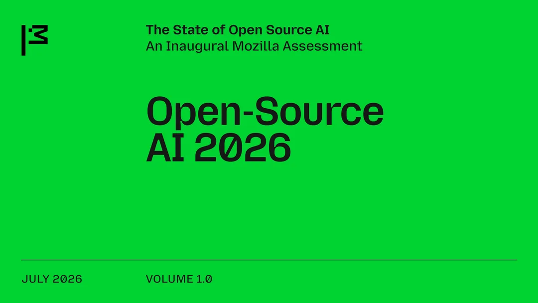 Mozilla《State of Open Source AI》報告官方主視覺