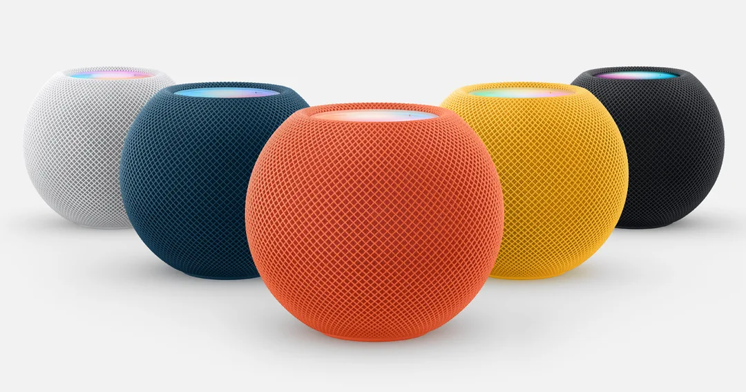 Apple HomePod mini 多款顏色官方產品圖,用嚟對照現有智能喇叭