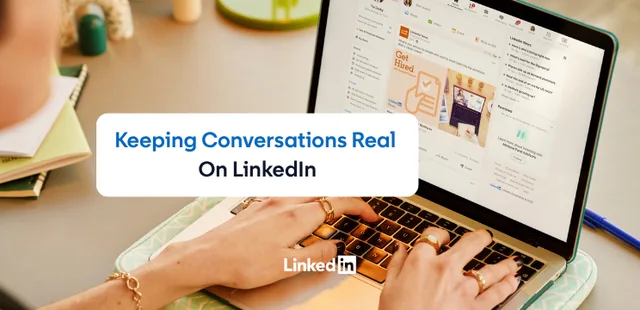 LinkedIn 官方用人物拼圖講解點樣減少一般化同大量自動生成內容