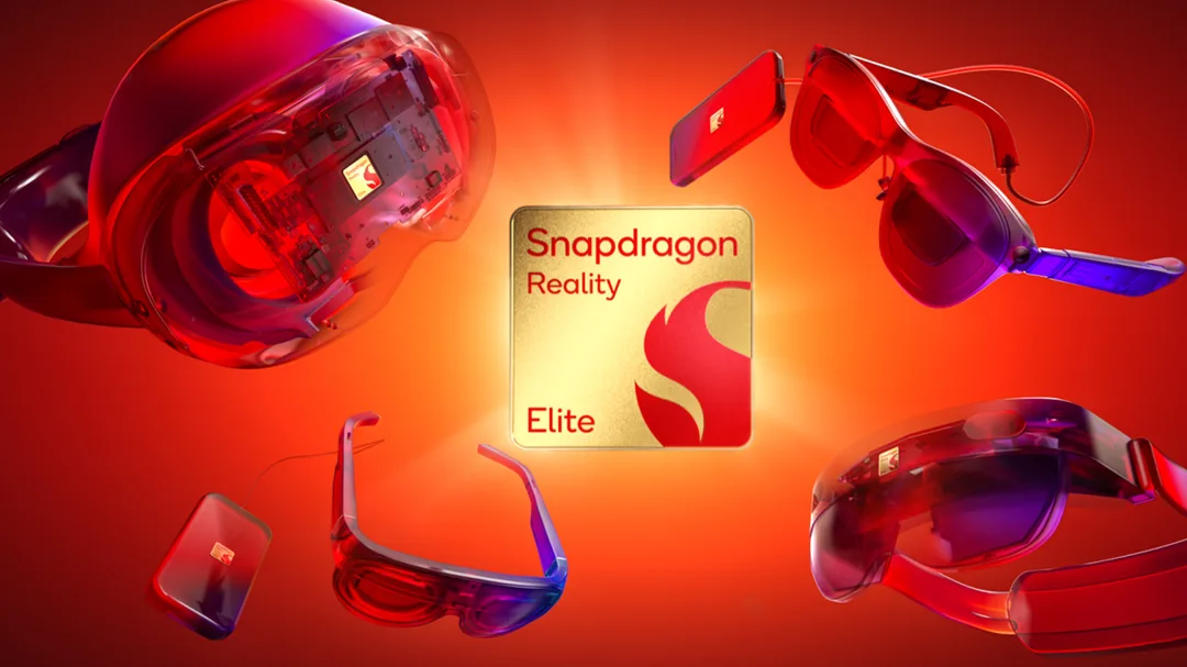 Snapdragon Reality Elite XR 平台同頭戴裝置示意圖