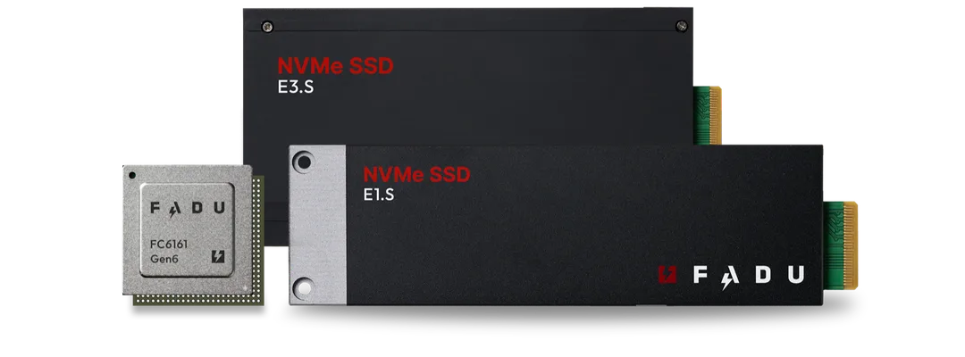 FADU PCIe Gen 6 企業級 SSD 平台同兩款 SSD