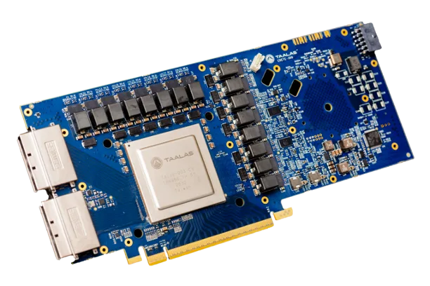 Taalas HC1 固定模型 AI 推論晶片板卡