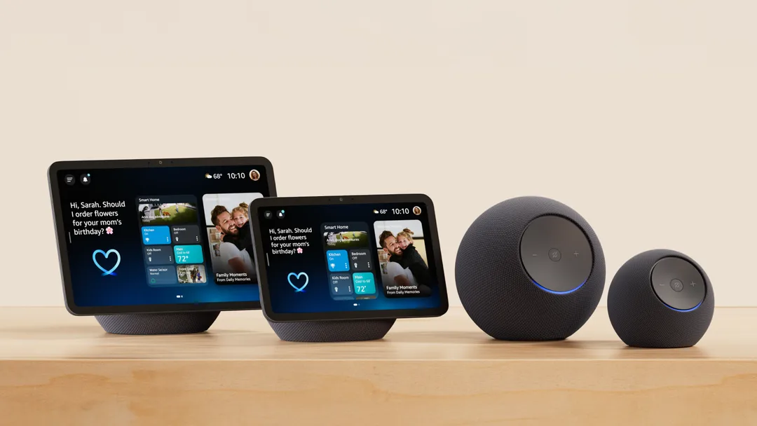 Amazon Echo Dot Max、Echo Show 同其他新一代 Echo 裝置排成一列