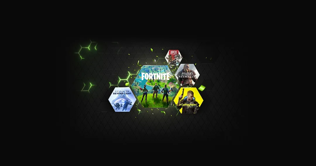 GeForce NOW 官方宣傳圖,展示雲端串流遊戲服務