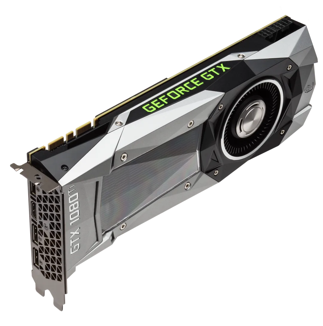 NVIDIA GeForce GTX 1080 Ti Founders Edition 顯示卡官方產品圖