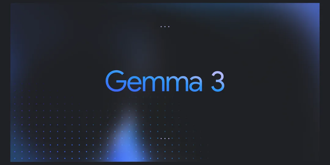 Google Gemma 3 官方發布圖片,展示 Gemma 3 模型系列