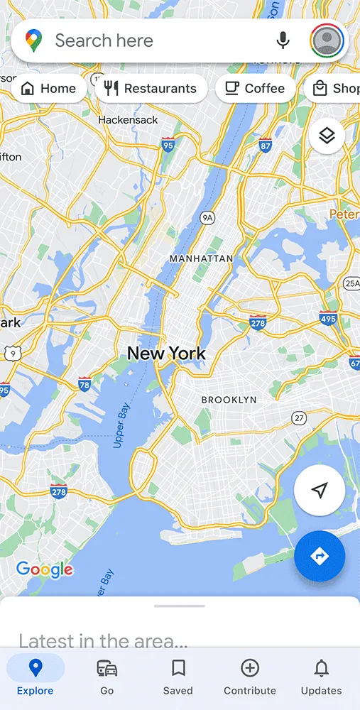 Google Maps 揀選範圍同下載離線地圖嘅操作示範