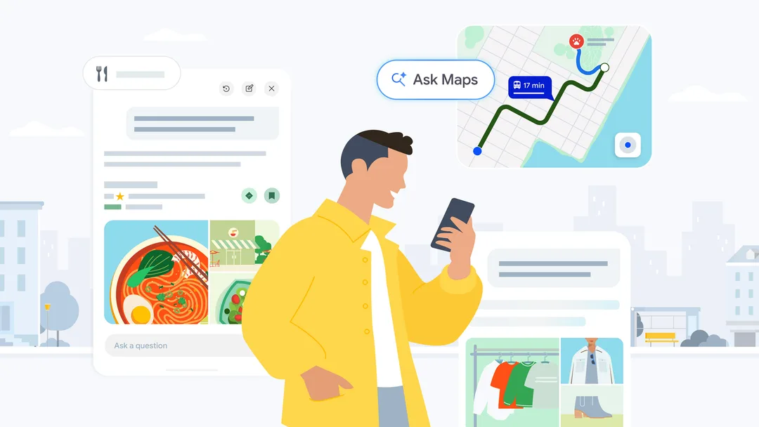 Google 官方展示 Ask Maps 對話式搵地方介面同地圖結果