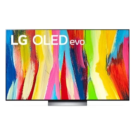 LG OLED evo C2 電視正面官方產品圖